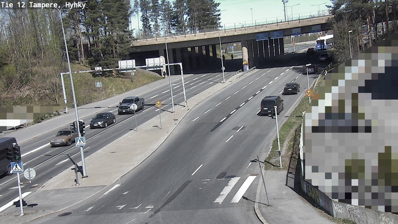 Weather Camera Image Road 12 Tampere, Hyhky, Tampere, Pirkanmaa