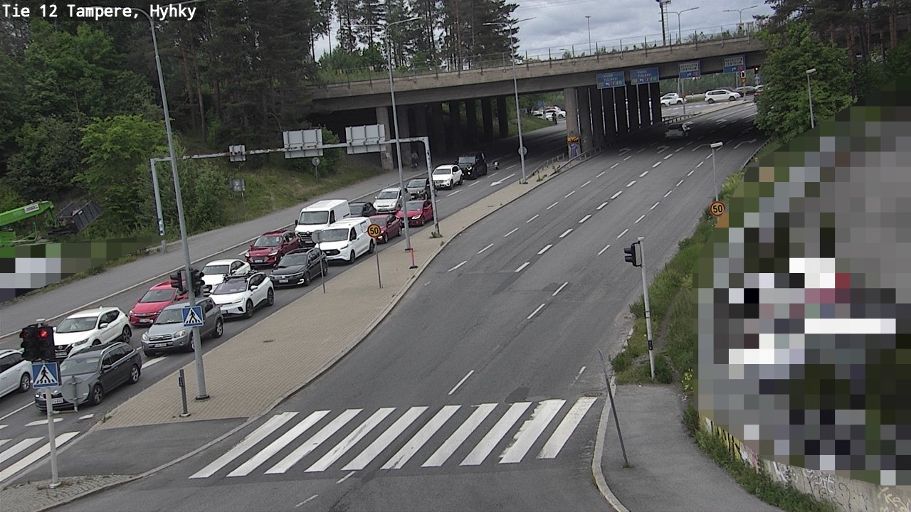 Weather Camera Image Road 12 Tampere, Hyhky, Tampere, Pirkanmaa