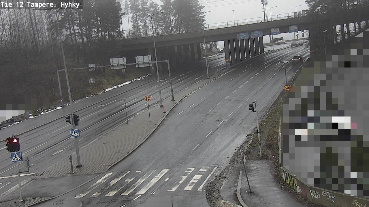 Weather Camera Image Väg 12 Tammerfors, Hyhky, Tampere, Pirkanmaa