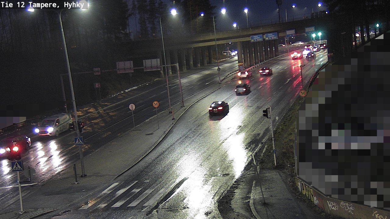 Weather Camera Image Väg 12 Tammerfors, Hyhky, Tampere, Pirkanmaa