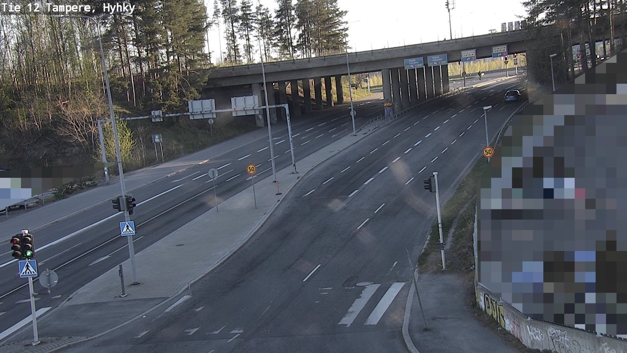 Weather Camera Image Road 12 Tampere, Hyhky, Tampere, Pirkanmaa