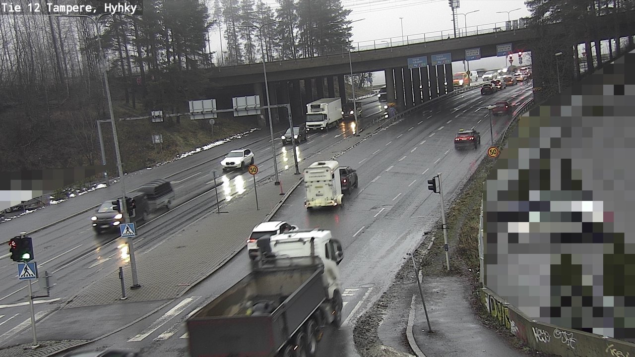 Weather Camera Image Väg 12 Tammerfors, Hyhky, Tampere, Pirkanmaa