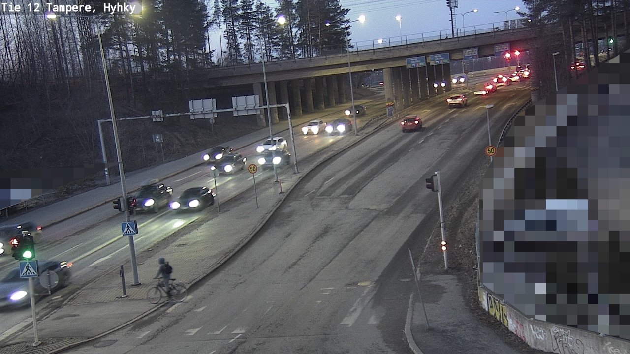 Weather Camera Image Road 12 Tampere, Hyhky, Tampere, Pirkanmaa