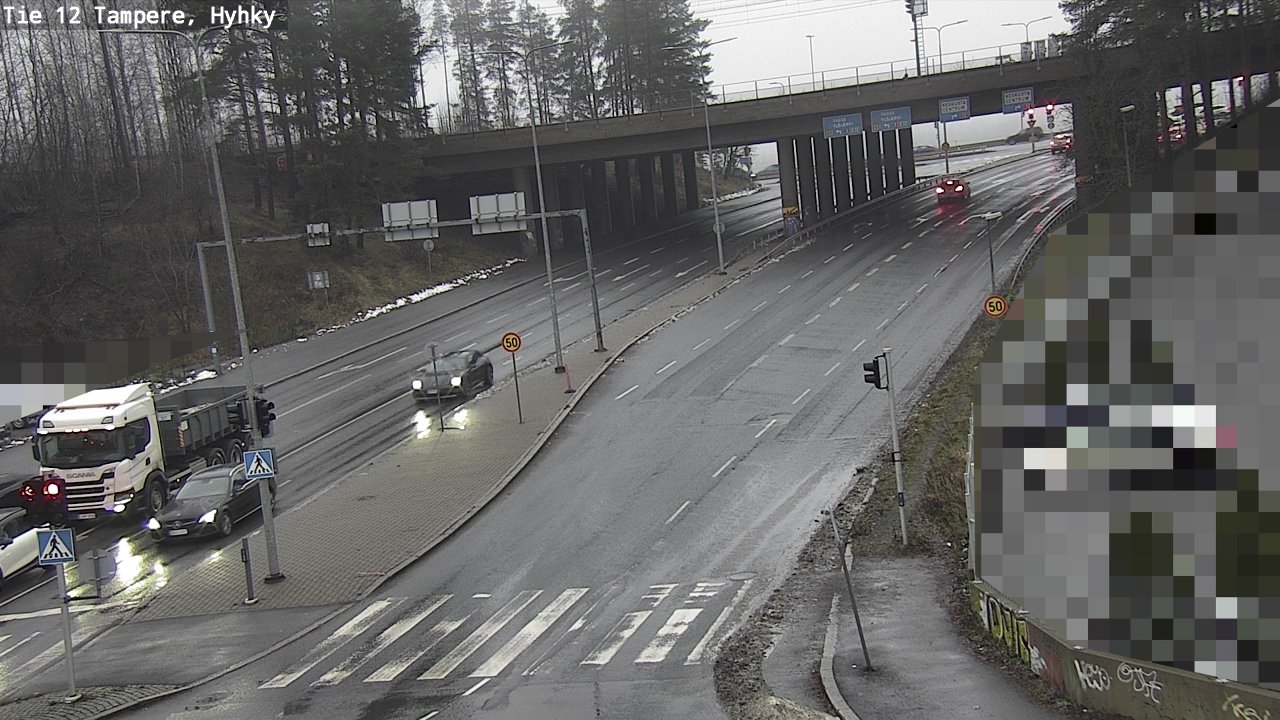 Weather Camera Image Väg 12 Tammerfors, Hyhky, Tampere, Pirkanmaa