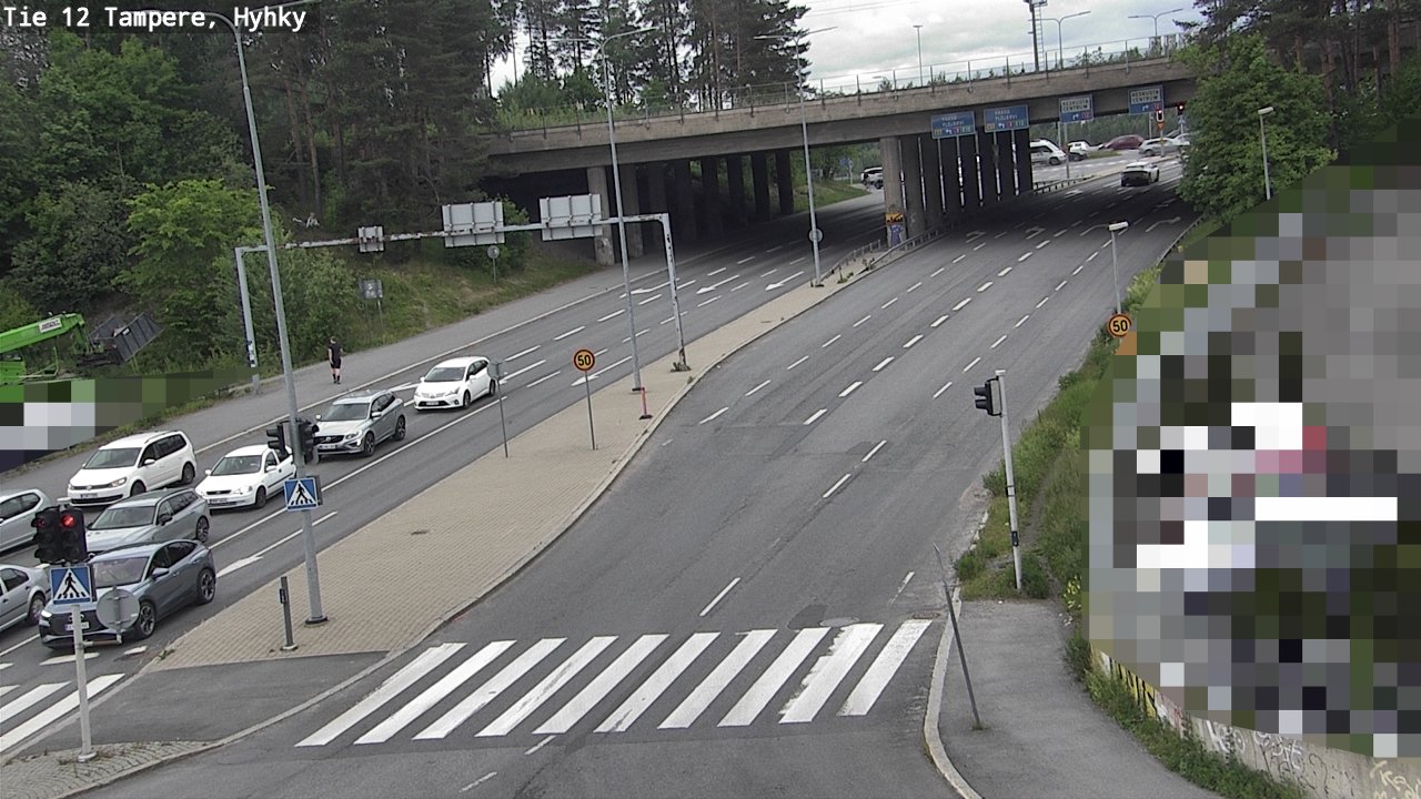 Weather Camera Image Road 12 Tampere, Hyhky, Tampere, Pirkanmaa