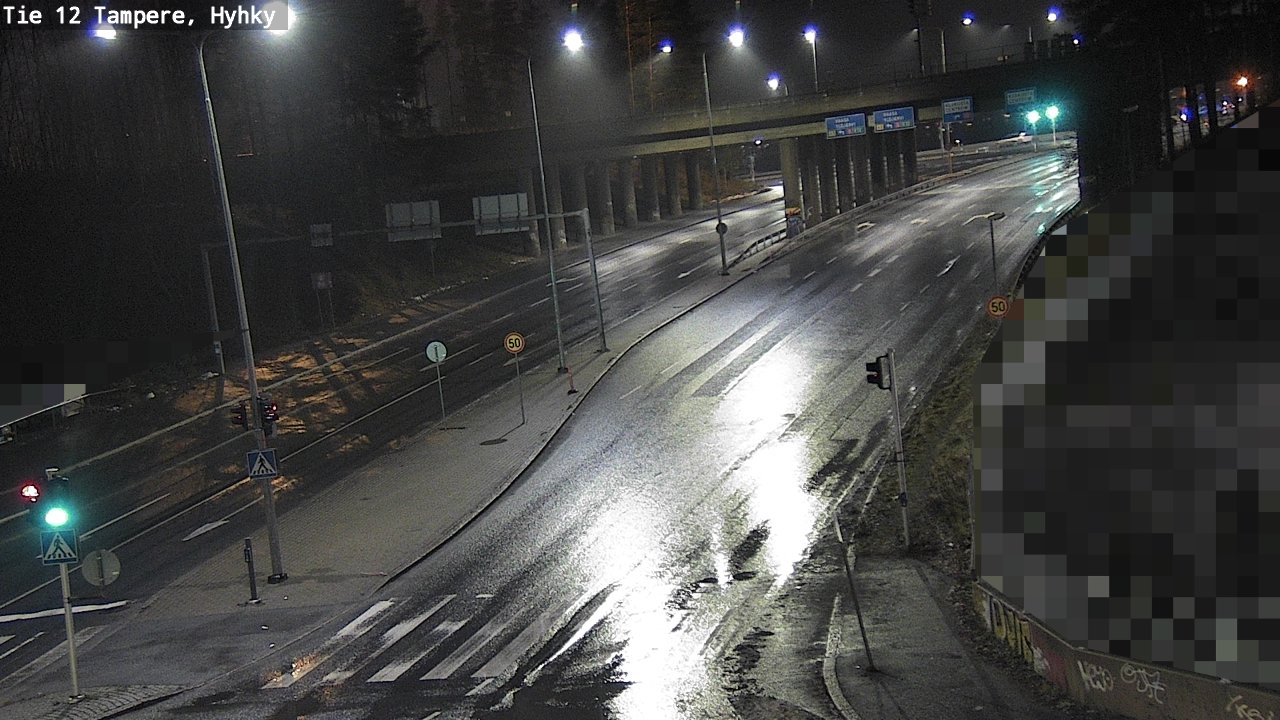 Weather Camera Image Väg 12 Tammerfors, Hyhky, Tampere, Pirkanmaa