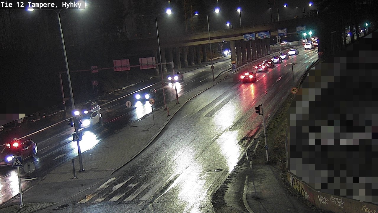 Weather Camera Image Väg 12 Tammerfors, Hyhky, Tampere, Pirkanmaa
