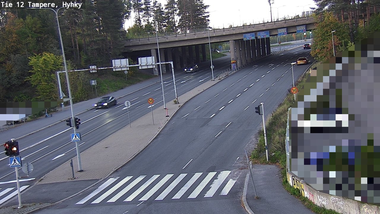 Weather Camera Image Road 12 Tampere, Hyhky, Tampere, Pirkanmaa