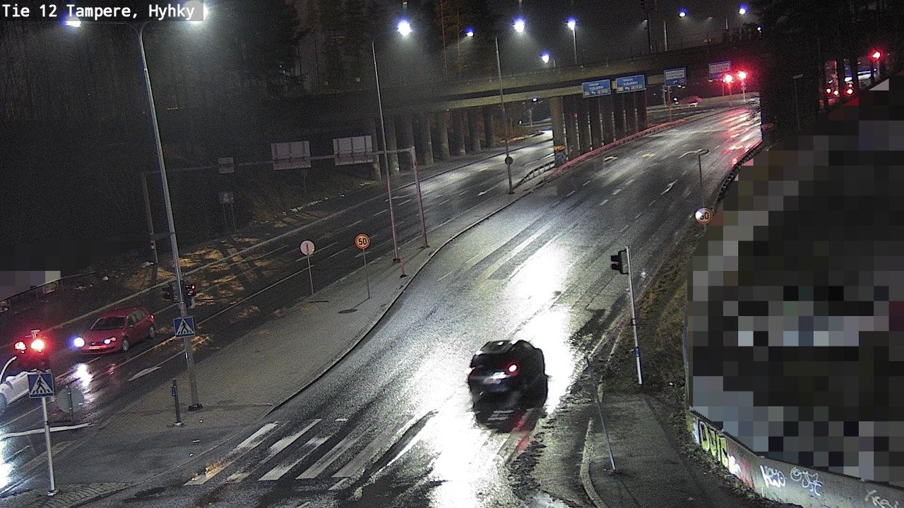 Weather Camera Image Väg 12 Tammerfors, Hyhky, Tampere, Pirkanmaa
