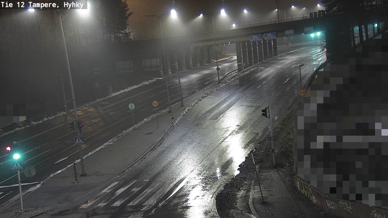 Weather Camera Image Väg 12 Tammerfors, Hyhky, Tampere, Pirkanmaa