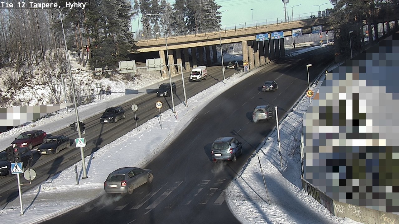 Weather Camera Image Road 12 Tampere, Hyhky, Tampere, Pirkanmaa