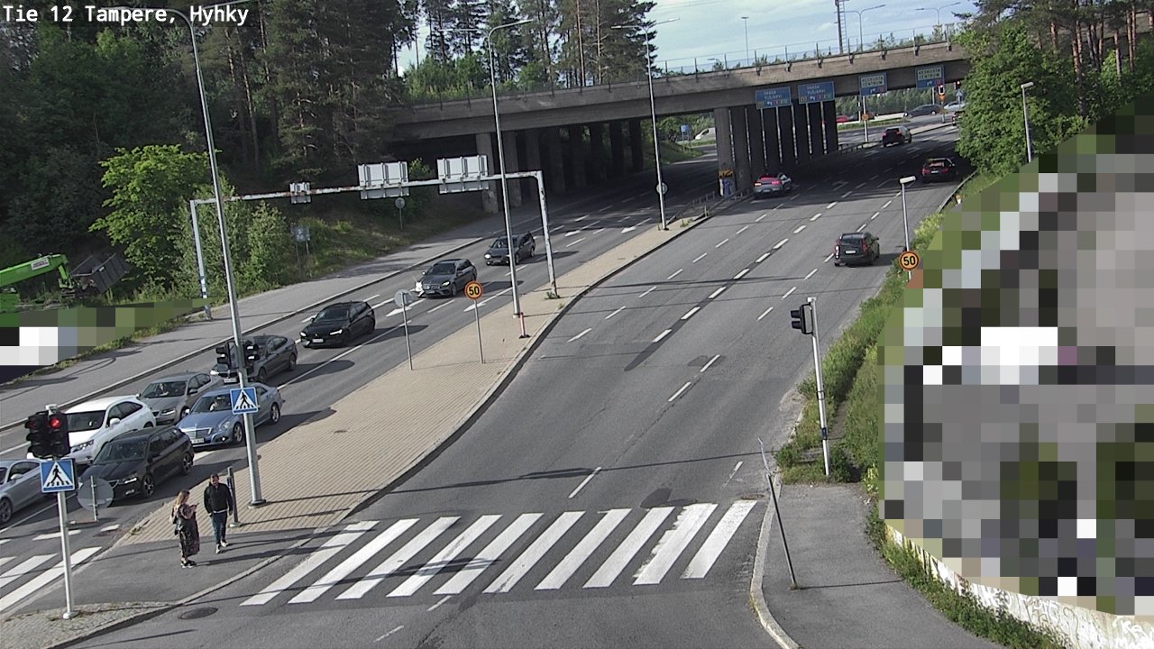 Weather Camera Image Väg 12 Tammerfors, Hyhky, Tampere, Pirkanmaa