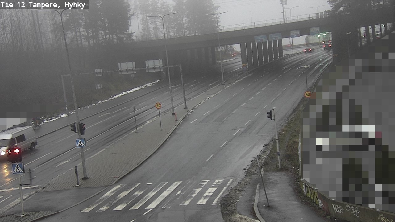 Weather Camera Image Väg 12 Tammerfors, Hyhky, Tampere, Pirkanmaa
