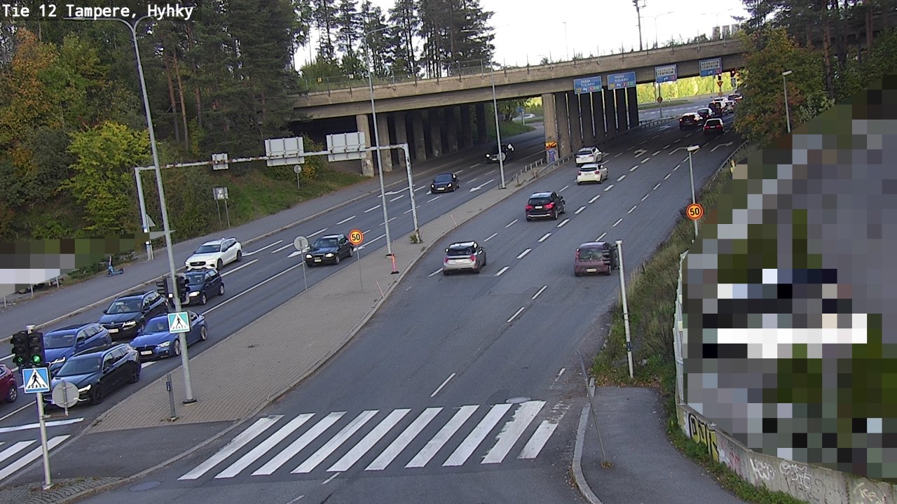 Weather Camera Image Road 12 Tampere, Hyhky, Tampere, Pirkanmaa