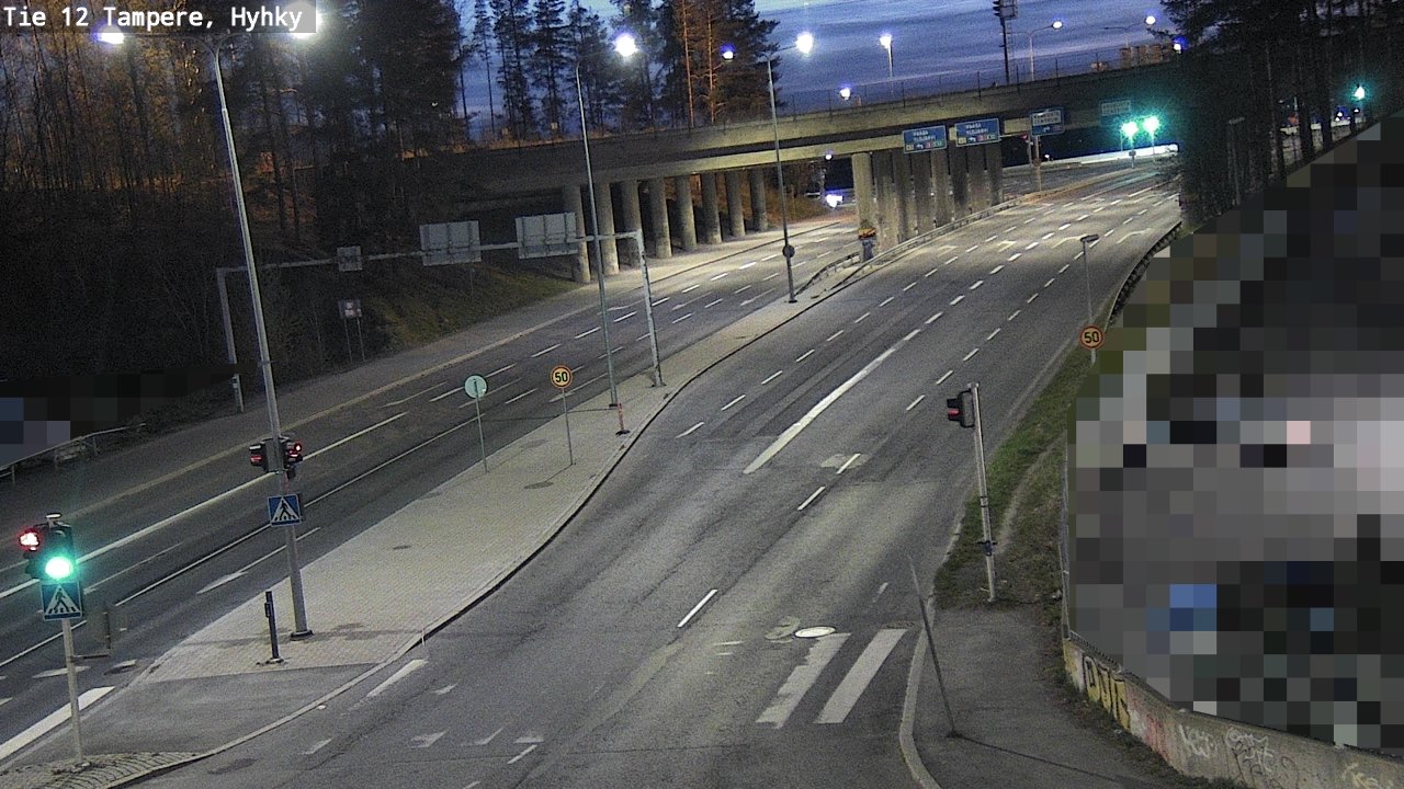 Weather Camera Image Road 12 Tampere, Hyhky, Tampere, Pirkanmaa