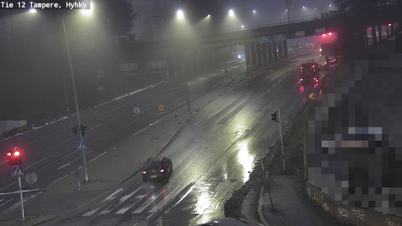 Weather Camera Image Väg 12 Tammerfors, Hyhky, Tampere, Pirkanmaa