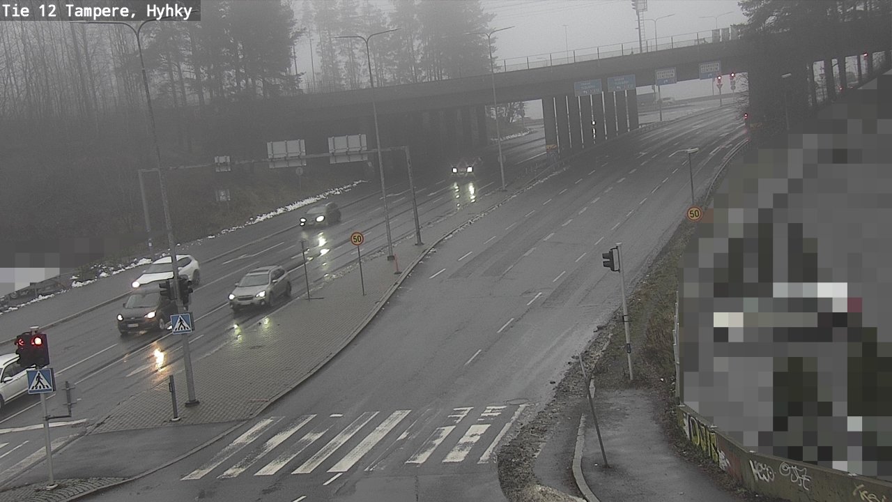 Weather Camera Image Väg 12 Tammerfors, Hyhky, Tampere, Pirkanmaa