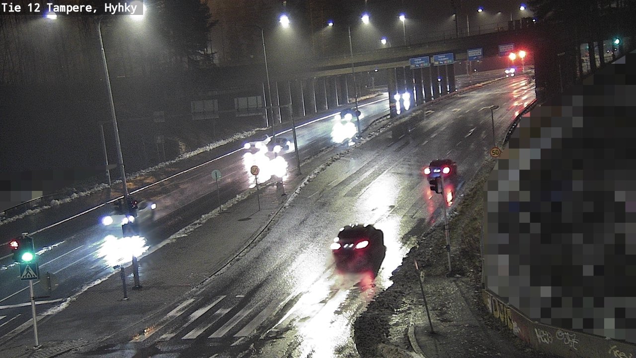 Weather Camera Image Väg 12 Tammerfors, Hyhky, Tampere, Pirkanmaa