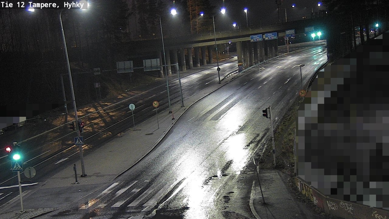 Weather Camera Image Väg 12 Tammerfors, Hyhky, Tampere, Pirkanmaa