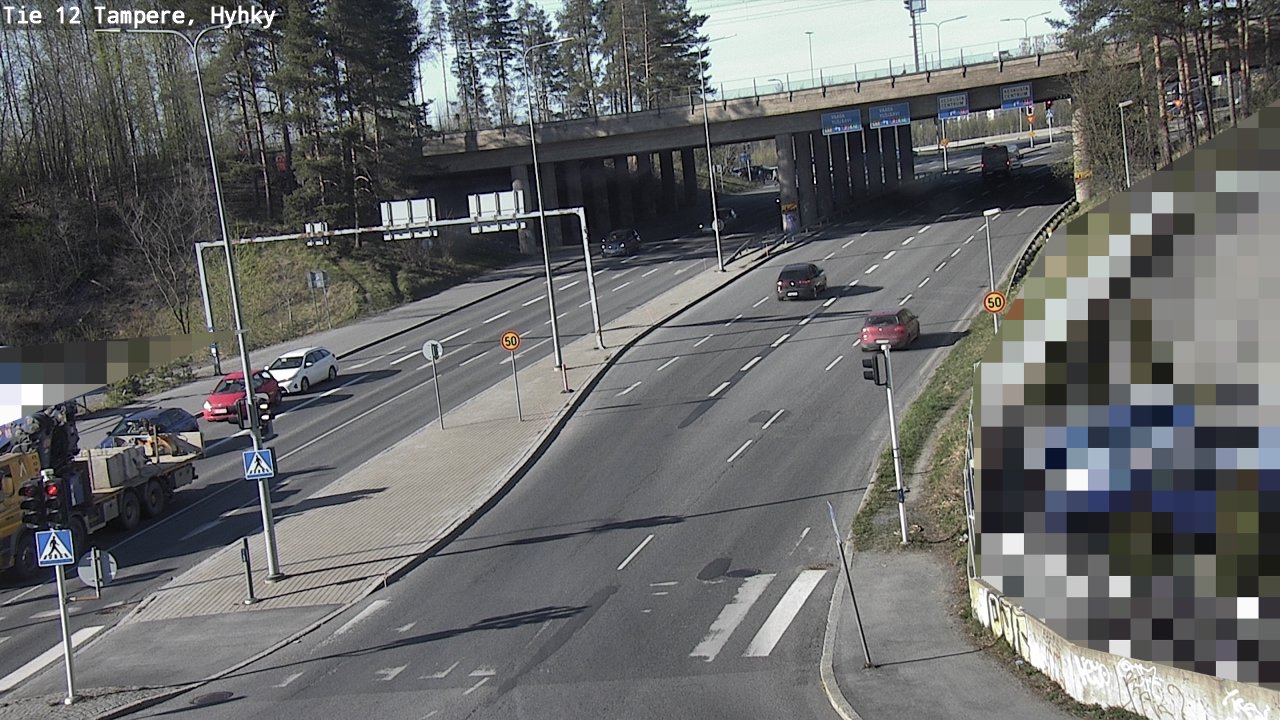 Weather Camera Image Road 12 Tampere, Hyhky, Tampere, Pirkanmaa