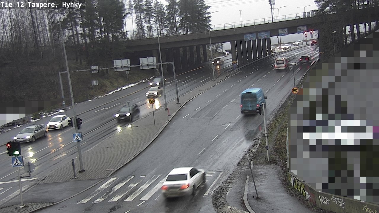 Weather Camera Image Väg 12 Tammerfors, Hyhky, Tampere, Pirkanmaa