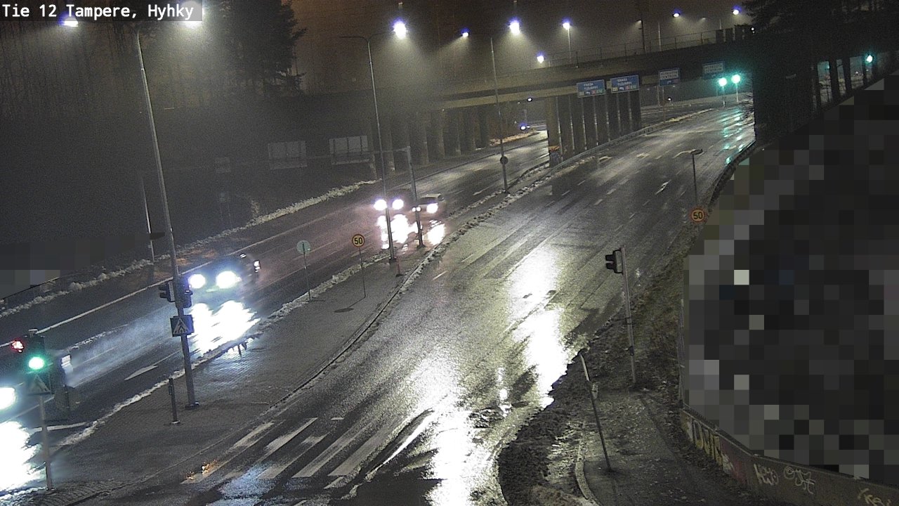 Weather Camera Image Väg 12 Tammerfors, Hyhky, Tampere, Pirkanmaa