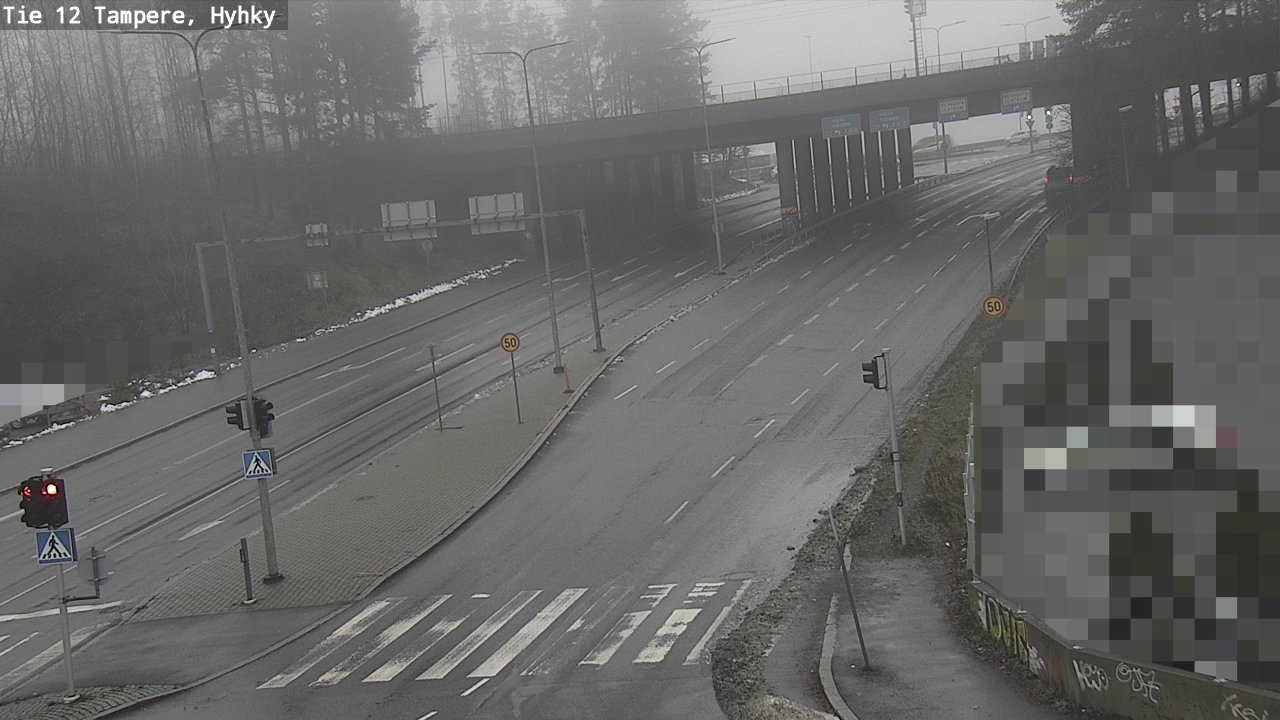 Weather Camera Image Väg 12 Tammerfors, Hyhky, Tampere, Pirkanmaa