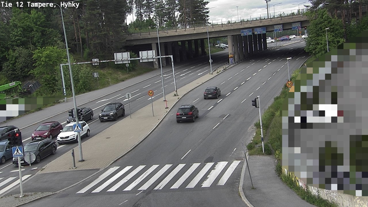 Weather Camera Image Road 12 Tampere, Hyhky, Tampere, Pirkanmaa