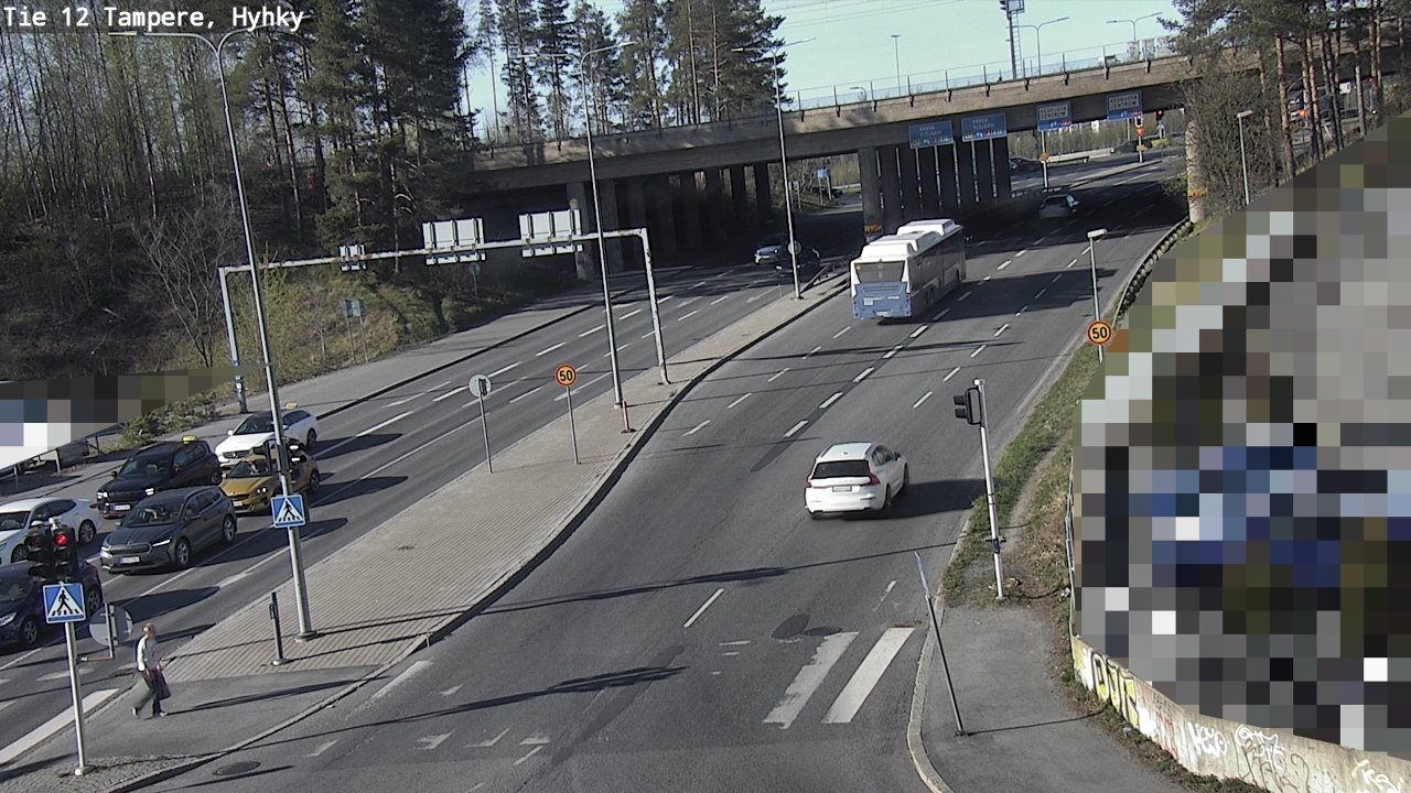 Weather Camera Image Road 12 Tampere, Hyhky, Tampere, Pirkanmaa