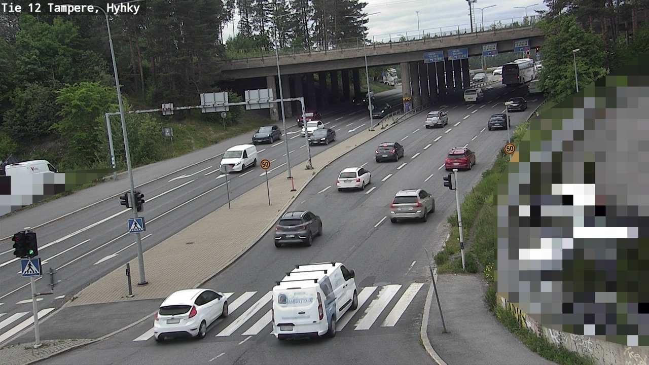 Weather Camera Image Road 12 Tampere, Hyhky, Tampere, Pirkanmaa