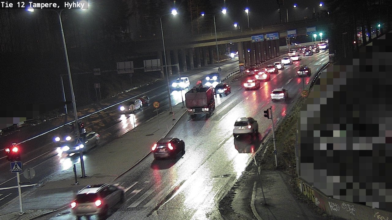 Weather Camera Image Väg 12 Tammerfors, Hyhky, Tampere, Pirkanmaa