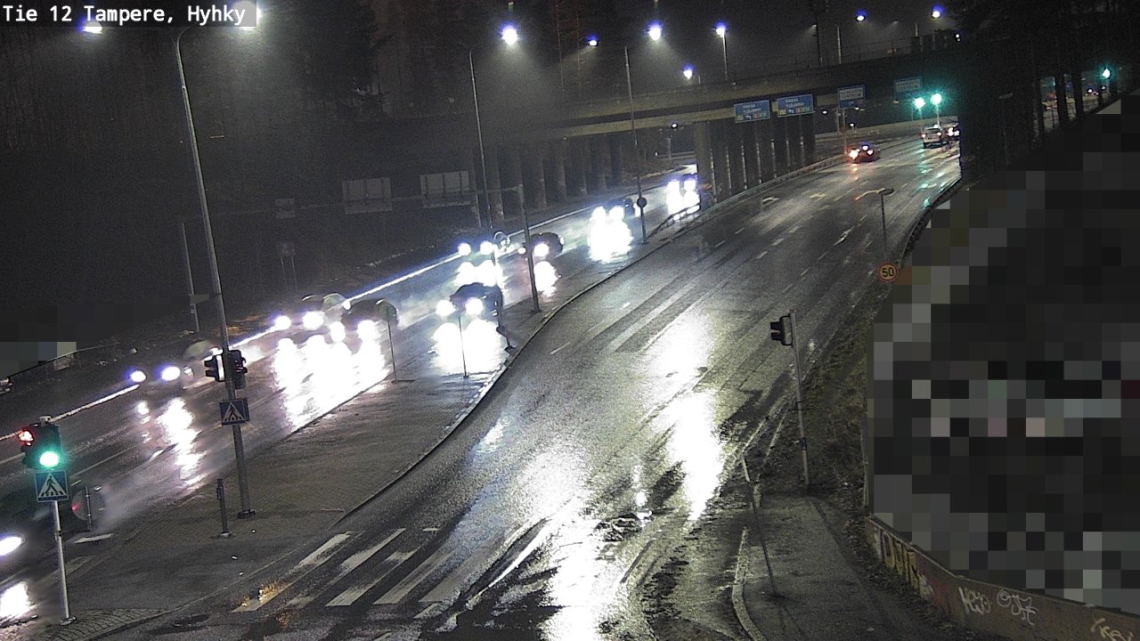 Weather Camera Image Väg 12 Tammerfors, Hyhky, Tampere, Pirkanmaa