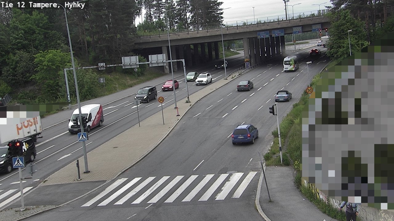 Weather Camera Image Väg 12 Tammerfors, Hyhky, Tampere, Pirkanmaa