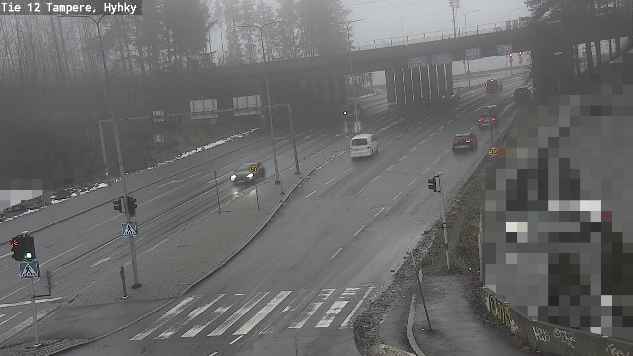 Weather Camera Image Väg 12 Tammerfors, Hyhky, Tampere, Pirkanmaa