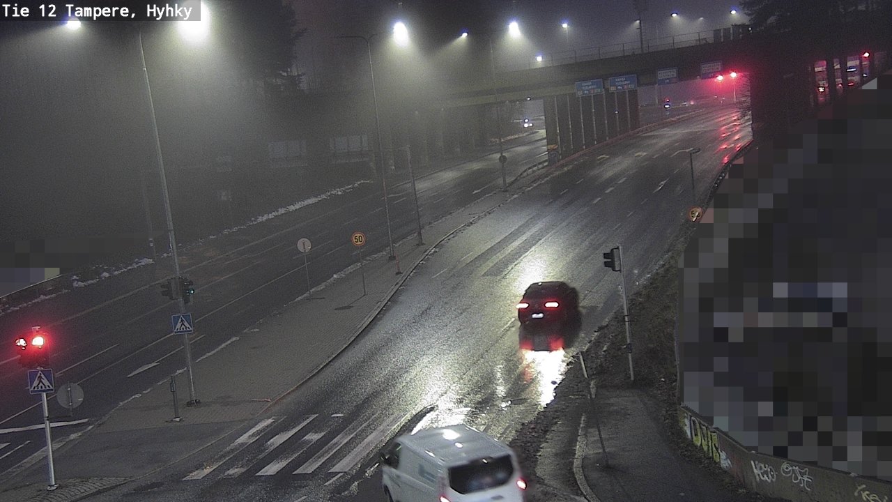 Weather Camera Image Väg 12 Tammerfors, Hyhky, Tampere, Pirkanmaa