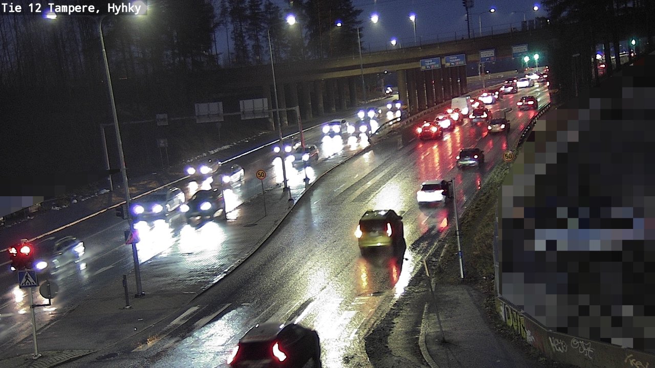 Weather Camera Image Väg 12 Tammerfors, Hyhky, Tampere, Pirkanmaa