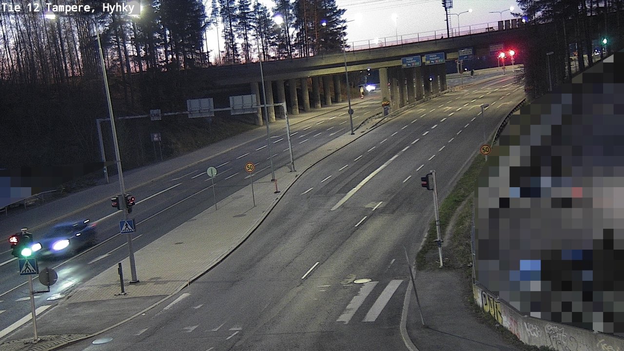 Weather Camera Image Road 12 Tampere, Hyhky, Tampere, Pirkanmaa