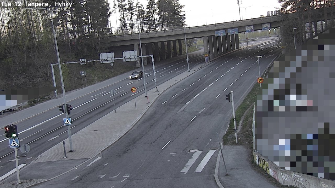 Weather Camera Image Väg 12 Tammerfors, Hyhky, Tampere, Pirkanmaa