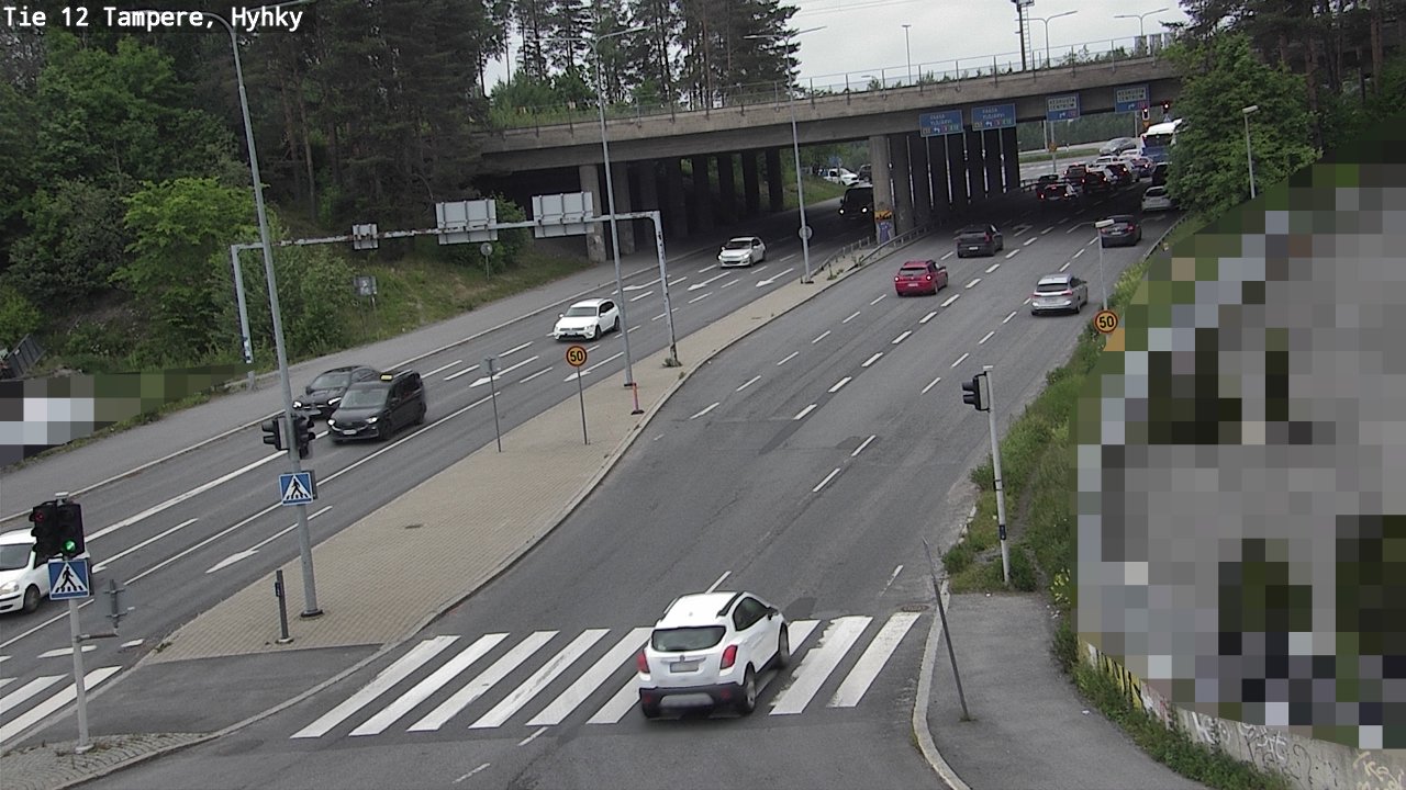 Weather Camera Image Road 12 Tampere, Hyhky, Tampere, Pirkanmaa