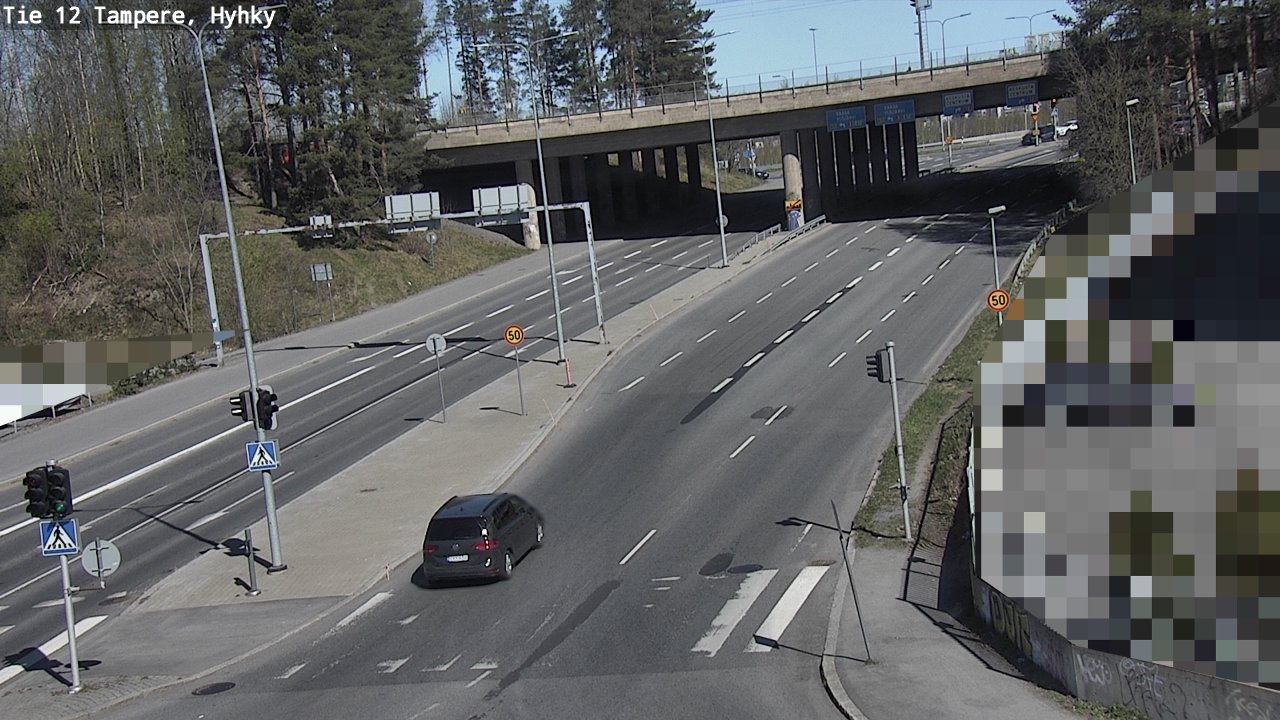 Weather Camera Image Road 12 Tampere, Hyhky, Tampere, Pirkanmaa