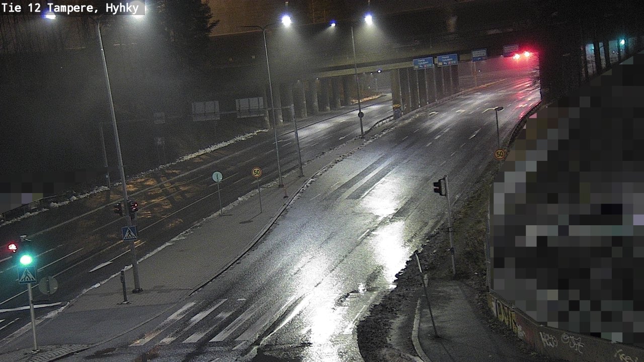 Weather Camera Image Väg 12 Tammerfors, Hyhky, Tampere, Pirkanmaa