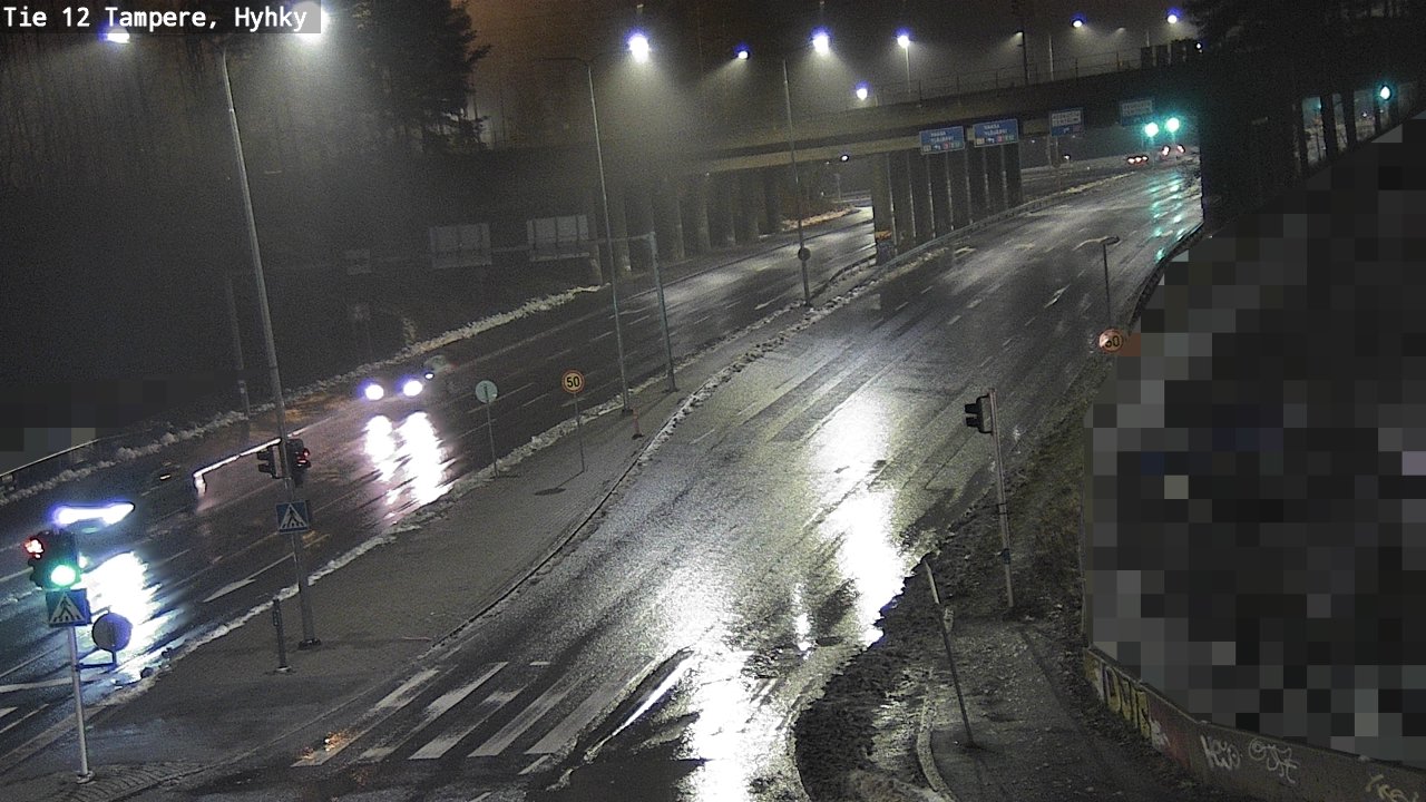 Weather Camera Image Väg 12 Tammerfors, Hyhky, Tampere, Pirkanmaa