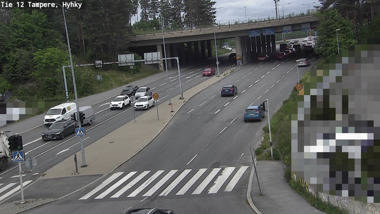 Weather Camera Image Road 12 Tampere, Hyhky, Tampere, Pirkanmaa
