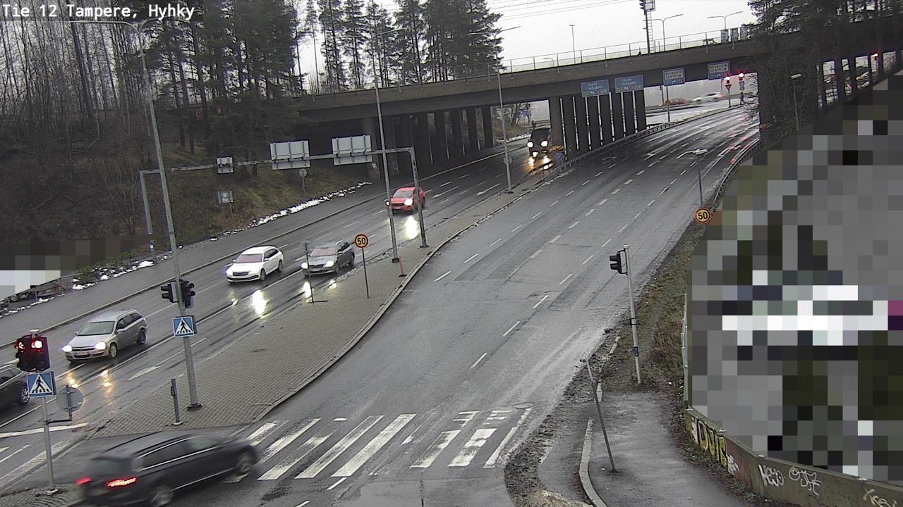Weather Camera Image Väg 12 Tammerfors, Hyhky, Tampere, Pirkanmaa