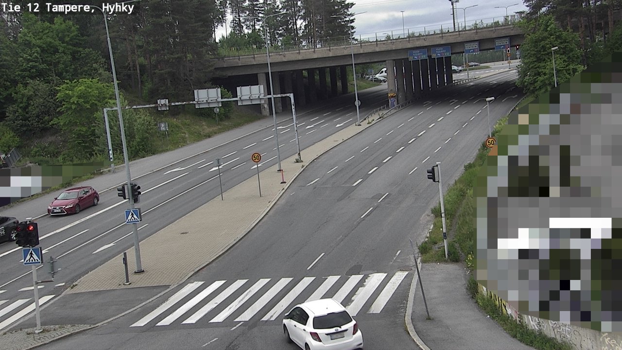 Weather Camera Image Road 12 Tampere, Hyhky, Tampere, Pirkanmaa