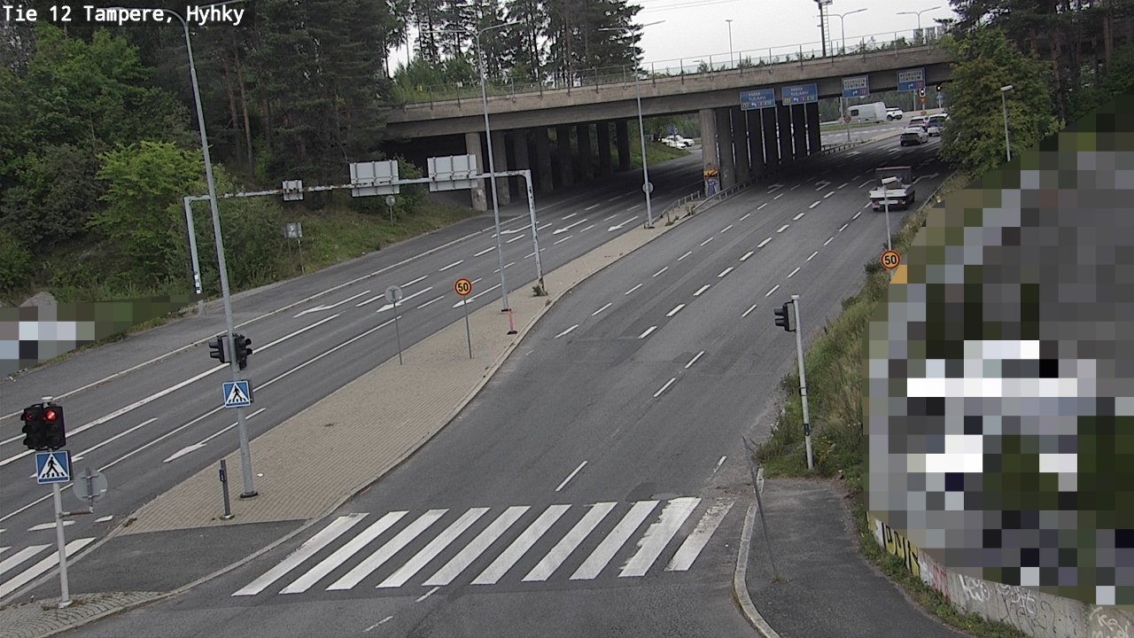 Weather Camera Image Väg 12 Tammerfors, Hyhky, Tampere, Pirkanmaa