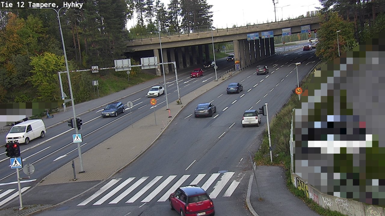 Weather Camera Image Road 12 Tampere, Hyhky, Tampere, Pirkanmaa