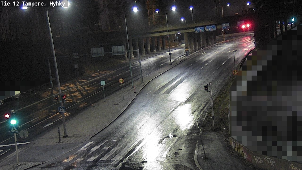 Weather Camera Image Väg 12 Tammerfors, Hyhky, Tampere, Pirkanmaa