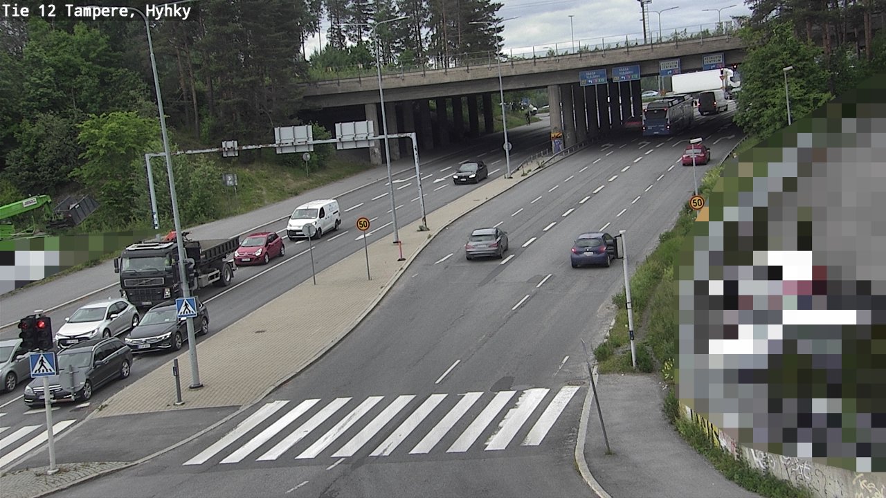Weather Camera Image Road 12 Tampere, Hyhky, Tampere, Pirkanmaa