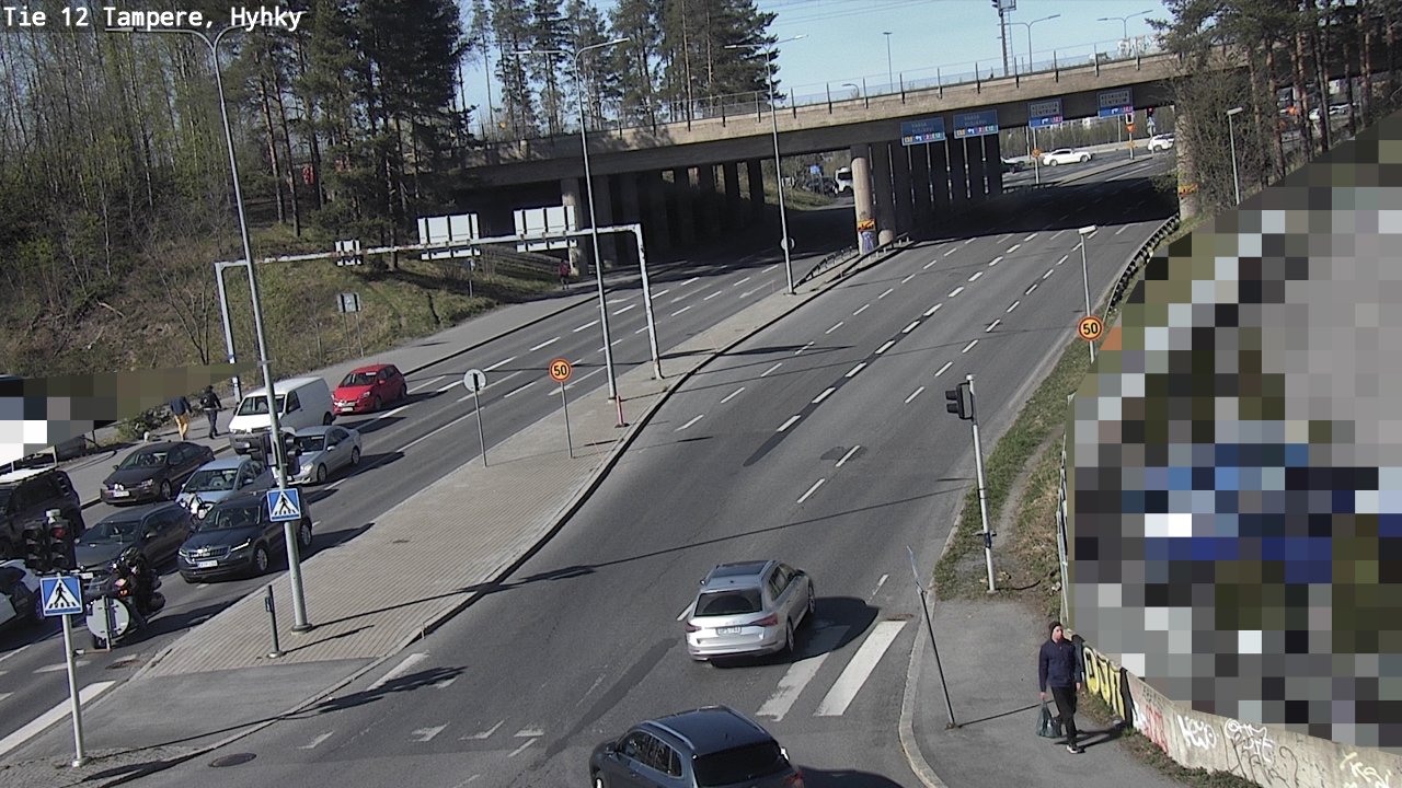 Weather Camera Image Road 12 Tampere, Hyhky, Tampere, Pirkanmaa